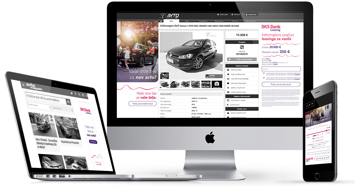 Case study - BKS Leasing increases sales of car leases by 5% with iPROM's Real-time Creative technology - Content - iPROM