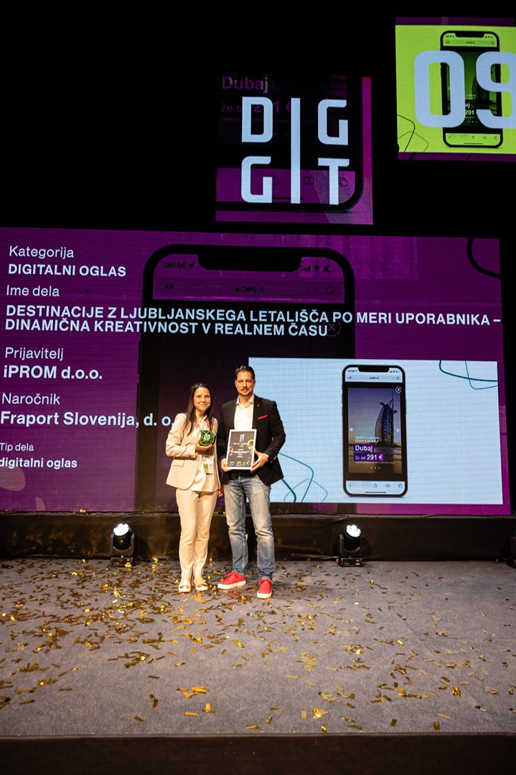 Fraport Slovenija and iPROM win the DIGGIT09 Grand Prize - iPROM News