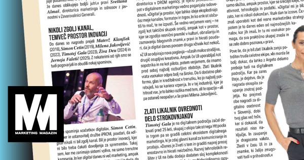 Zlati likalnik as a benchmark of digital excellence: past winners include Simon Cetin - Expert opinions - Simon Cetin