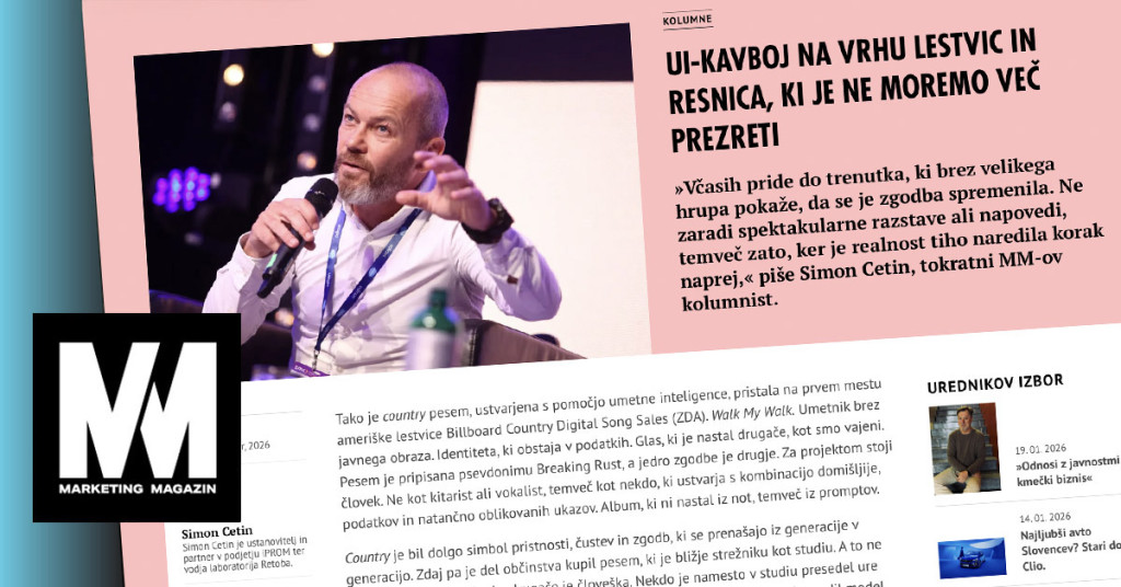 Simon Cetin -Marketing Magazine-AI cowboy at the top of the music charts-iPROM News